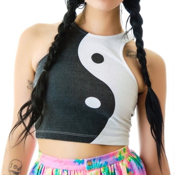 UNIF Tops - unif yin & yang top UNIF Tops - unif yin & yang top